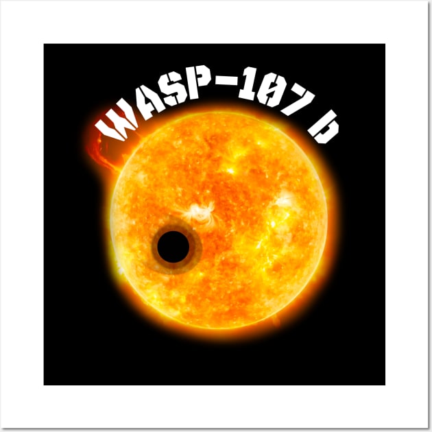 WASP-107-b Wall Art by MindsparkCreative